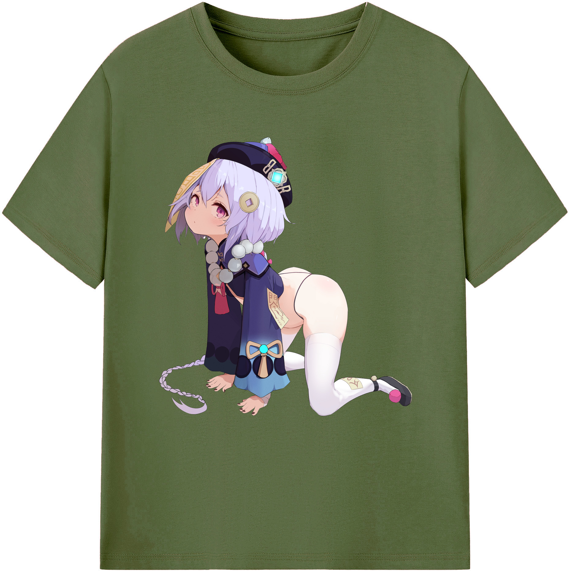 げんし神 七七 なな  genshin Nana 綿100％半袖Tシャツ（フロントプリント）
